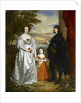 James, Seventh Earl of Derby, His Lady and Child by Anthony van Dyck