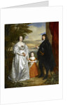 James, Seventh Earl of Derby, His Lady and Child by Anthony van Dyck