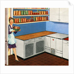 Housewife Walks into Her Large Kitchen Pantry. by Anonymous