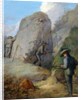 Austrian Hunters Lying in Wait in the Purgstall Mountains by Rudolf Swoboda the Younger