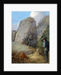 Austrian Hunters Lying in Wait in the Purgstall Mountains by Rudolf Swoboda the Younger