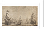 The Dutch Fleet under Sail by Willem van de Velde the Elder