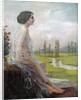 Female Nude in a Landscape by M. Kraft de la Saulx