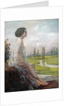 Female Nude in a Landscape by M. Kraft de la Saulx