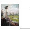 Female Nude in a Landscape by M. Kraft de la Saulx