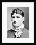 Mature woman portrait, ca. 1895. by Anonymous