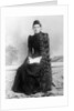 Young woman with long hair portrait, ca. 1900. by Anonymous