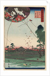 Distant view of Akiba of Enshu: kites of Fukuroi by Anonymous