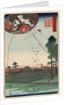 Distant view of Akiba of Enshu: kites of Fukuroi by Anonymous