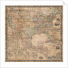 1856 wall map of the United States by Anonymous