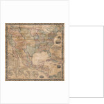 1856 wall map of the United States by Anonymous