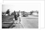 First day of school for two brothers, ca. 1964. by Anonymous