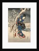 A modern version of the Tale of Genji in snow scenes by Anonymous
