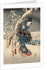 A modern version of the Tale of Genji in snow scenes by Anonymous