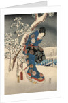 A modern version of the Tale of Genji in snow scenes by Anonymous