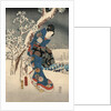 A modern version of the Tale of Genji in snow scenes by Anonymous