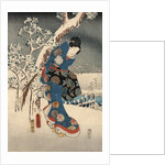 A modern version of the Tale of Genji in snow scenes by Anonymous