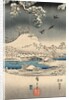 A modern version of the Tale of Genji in snow scenes by Anonymous