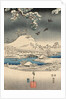 A modern version of the Tale of Genji in snow scenes by Anonymous