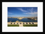 View of Vittoriosa and Senglea from Upper Barrakka Gardens by Anonymous