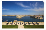 View of Vittoriosa and Senglea from Upper Barrakka Gardens by Anonymous
