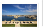 View of Vittoriosa and Senglea from Upper Barrakka Gardens by Anonymous