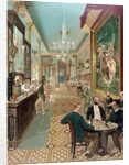 Interior view of the Hoffman House bar by Anonymous