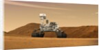 Curiosity Rover on Mars by Anonymous