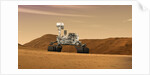 Curiosity Rover on Mars by Anonymous