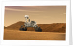 Curiosity Rover on Mars by Anonymous