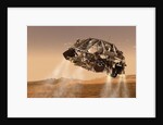 Curiosity and Descent Stage by Anonymous