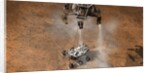 Curiosity Touching Down by Anonymous