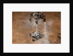Curiosity Touching Down by Anonymous