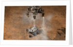 Curiosity Touching Down by Anonymous
