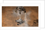 Curiosity Touching Down by Anonymous