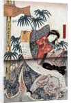 An actor in the role of Sodehagi, wife of Sadato by Anonymous