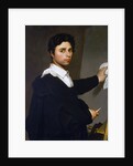 Ingres as a Young Man (Jean-Auguste Dominique Ingres Painting at His Easel) by Madame Gustave Héquet
