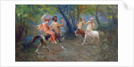 Greek Centaurs Celebrating with a Lapith Woman by Edoardo Ettore Forti