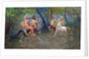 Greek Centaurs Celebrating with a Lapith Woman by Edoardo Ettore Forti