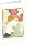 Mlle. Marcelle Lender en Buste by Henri de Toulouse-Lautrec