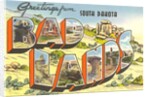Greetings from Badlands, South Dakota by Anonymous
