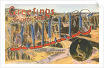 Greetings from the Badlands National Monument, South Dakota by Anonymous