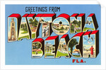 Greetings from Daytona Beach, Florida by Anonymous