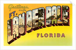 Greetings from Fort Lauderdale, Florida by Anonymous