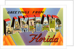 Greetings from Lakeland, Florida by Anonymous