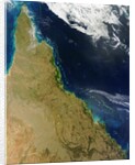 Satellite view of the Great Barrier Reef by Anonymous