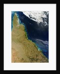 Satellite view of the Great Barrier Reef by Anonymous