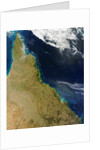 Satellite view of the Great Barrier Reef by Anonymous