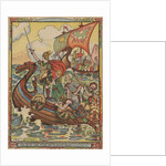 Young Viking rescuing princess by Anonymous