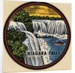 Niagara Falls travel decal by Anonymous